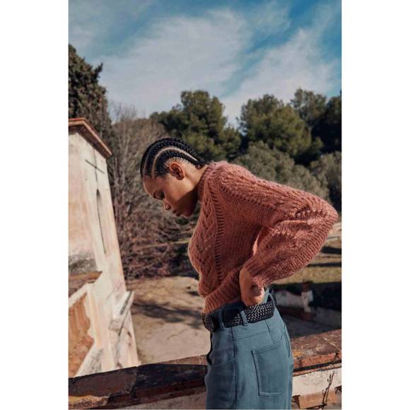 NEW LOUISE MISHA women's salma jumper in tobacco - Picture 2 of 3